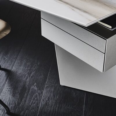 Cattelan Italia Nasdaq Keramik Desk, titanium, bronze or graphite-71307