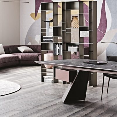 Cattelan Italia Nasdaq Keramik Desk, titanium, bronze or graphite-71308