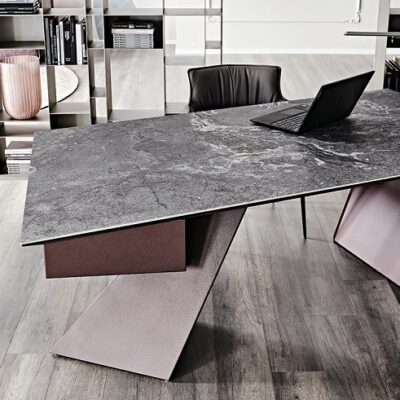 Cattelan Italia Nasdaq Keramik Desk, titanium, bronze or graphite-71309