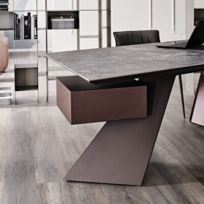 Cattelan Italia Nasdaq Keramik Desk, titanium, bronze or graphite-71310