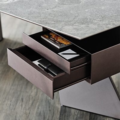 Cattelan Italia Nasdaq Keramik Desk, titanium, bronze or graphite-71312