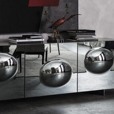 Cattelan Italia Paramount Sideboard, 2 or 3 doors, moka, white, graphite or titanium-71803