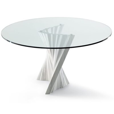 Cattelan Italia Plisset Glass Dining Table, round, rectangular, shaped-70643