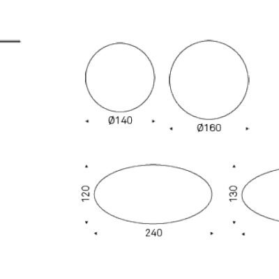 Cattelan Italia Reef Round, Oval, Dining Table, Carrara Marble-70771