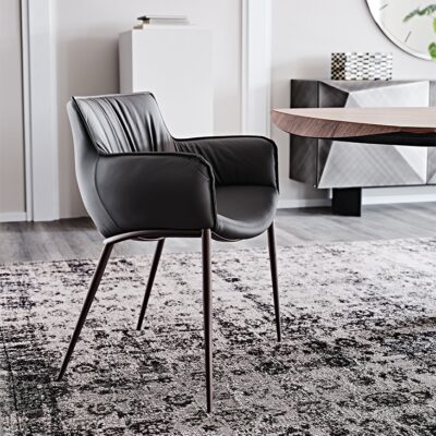 Cattelan Italia Rhonda Chair, fabric, synthetic nubuck, micro nubuck, synthetic leather, soft leather-71491