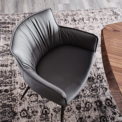 Cattelan Italia Rhonda Chair, fabric, synthetic nubuck, micro nubuck, synthetic leather, soft leather-71492