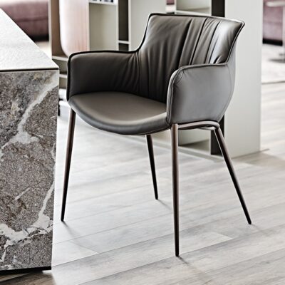 Cattelan Italia Rhonda Chair, fabric, synthetic nubuck, micro nubuck, synthetic leather, soft leather-0