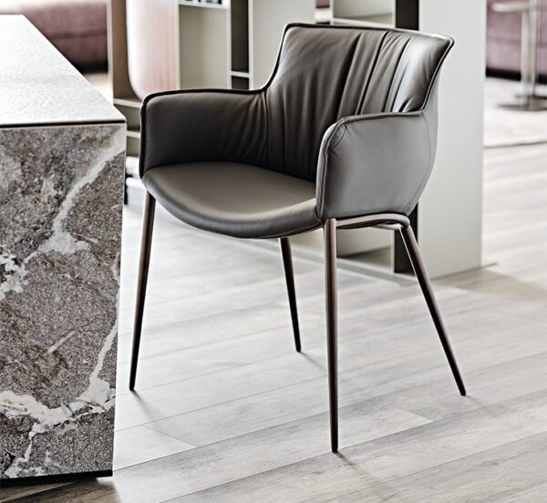 Cattelan Italia Rhonda Chair, fabric, synthetic nubuck, micro nubuck, synthetic leather, soft leather-0