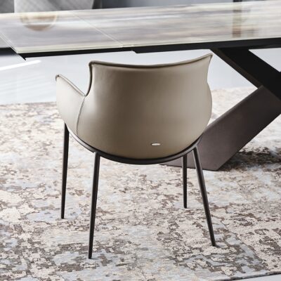 Cattelan Italia Rhonda Chair, fabric, synthetic nubuck, micro nubuck, synthetic leather, soft leather-71495