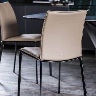 Cattelan Italia Rita Chair, fabric, synthetic nubuck, micro nubuck, synthetic leather, soft leather-71504