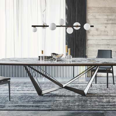 Cattelan Italia Skorpio Keramik Premium Table, shaped-0