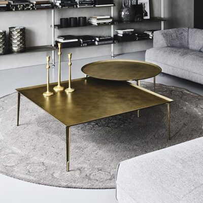 Cattelan Italia Spillo Coffee Table, square, round-0