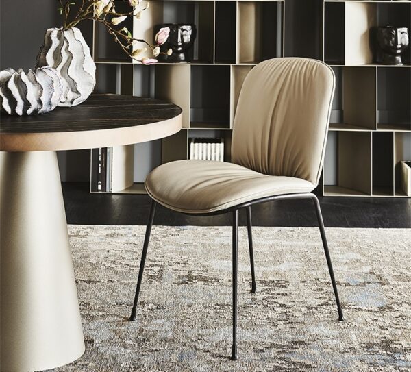 Cattelan Italia Tina Chair, fabric, synthetic nubuck, micro nubuck, synthetic leather, soft leather-0