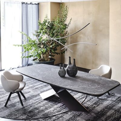 Cattelan Italia TYRON Keramik Premium Table, shaped-0