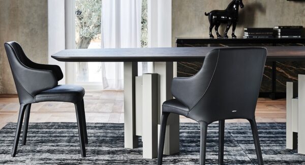 Cattelan Italia Wanda Chair, fabric, synthetic nubuck, synthetic leather, soft leather-71541