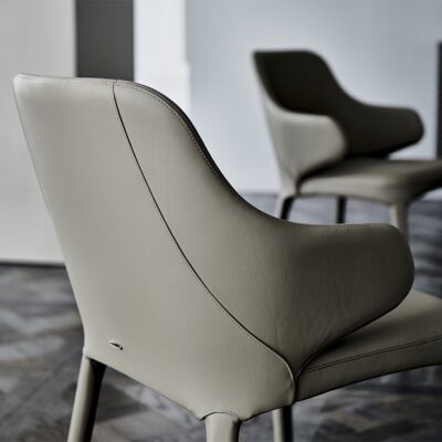 Cattelan Italia Wanda Chair, fabric, synthetic nubuck, synthetic leather, soft leather-71546