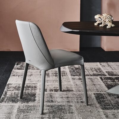 Cattelan Italia Wilma Chair, fabric, synthetic nubuck, micro nubuck, synthetic leather, soft leather-0