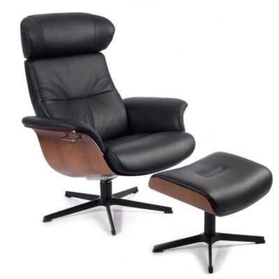 Conform Timeout Armchair Lounge Chair Swivel Base in Fabric or Leather-72115