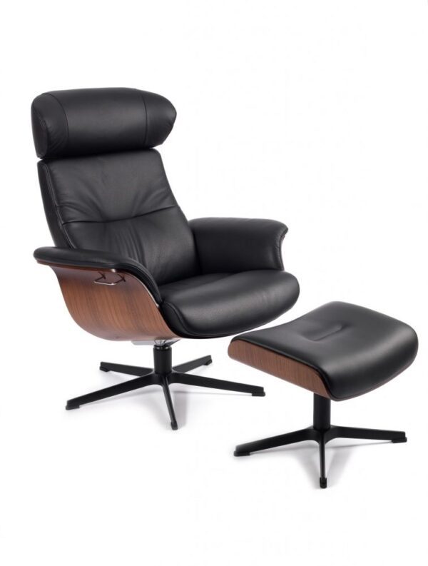 Conform Timeout Armchair Lounge Chair Swivel Base in Fabric or Leather-72115