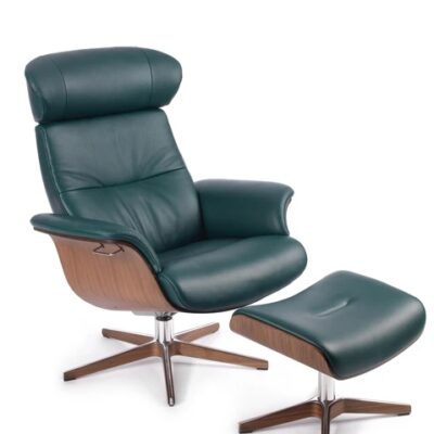 Conform Timeout Armchair Lounge Chair Swivel Base in Fabric or Leather-72116