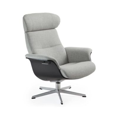 Conform Timeout Armchair Lounge Chair Swivel Base in Fabric or Leather-72101