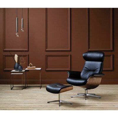 Conform Timeout Armchair Lounge Chair Swivel Base in Fabric or Leather-72106