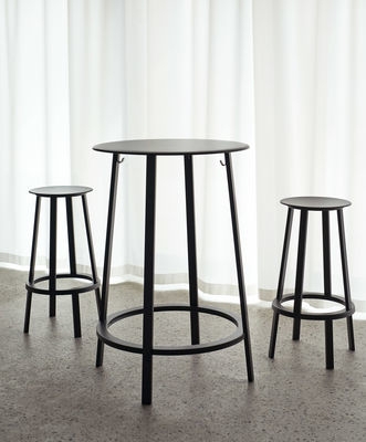 Hay Revolver Stool Black 65cm Height (2 In Stock)