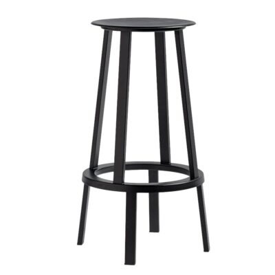 Hay Revolver Stool Black 65cm Height (2 In Stock)