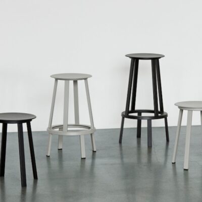 Hay Revolver Stool Black 65cm Height (2 In Stock)