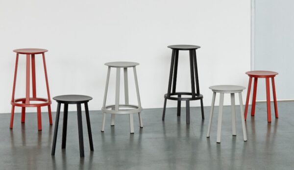 Hay Revolver Stool Black 65cm Height (2 In Stock)