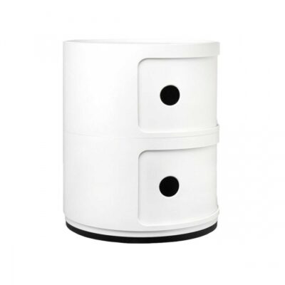 Kartell Componibili 2 Door Drawer in White