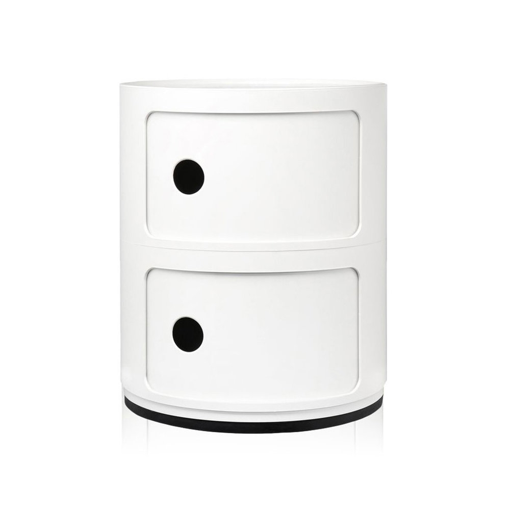 Kartell Componibili 2 Door Drawer in White