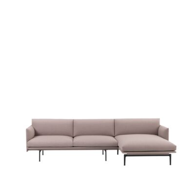 Muuto Outline Chaise Longue Sofa With All Colour Options