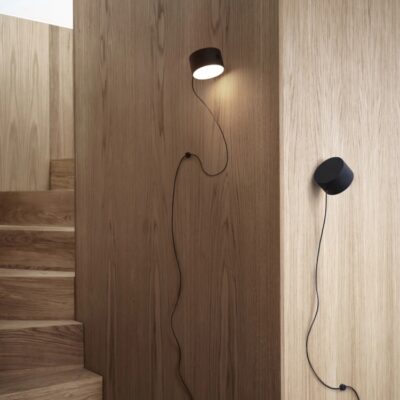 Muuto Post Wall Lamp Light in Black