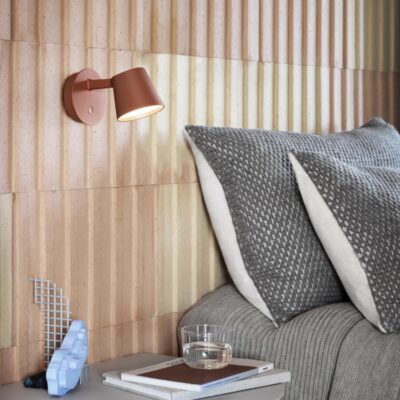 Muuto Tip Wall Lamp Light in Black, White, Grey or Copper Brown