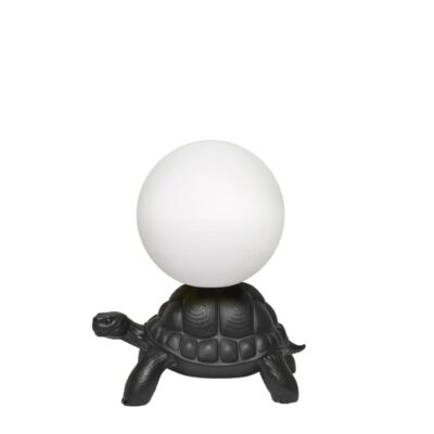 Qeeboo Turtle Carry Lamp in White, Dove Grey or Black