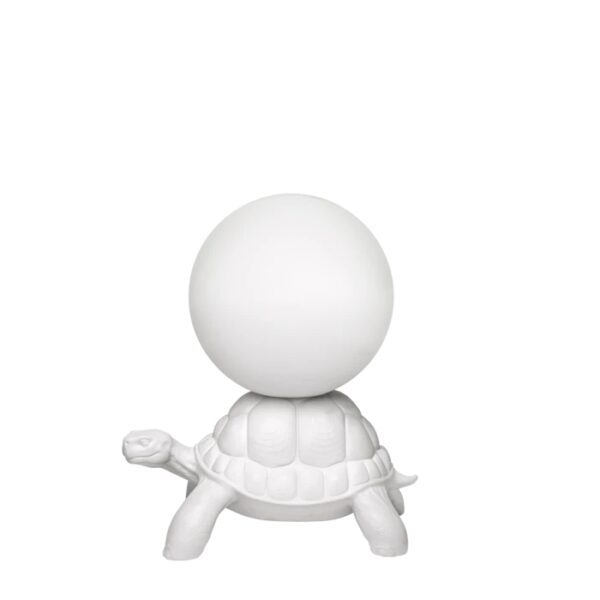 Qeeboo Turtle Carry Lamp in White, Dove Grey or Black