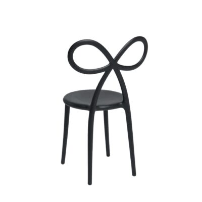 Qeeboo Ribbon Chair in Pink, Black or White