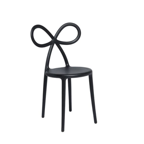 Qeeboo Ribbon Chair in Pink, Black or White