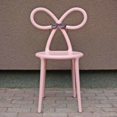 Qeeboo Ribbon Chair in Pink, Black or White