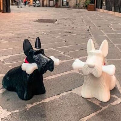 Qeeboo Scottie 'Dog' Lamp Light Available in 2 Colours