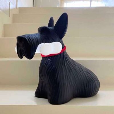 Qeeboo Scottie 'Dog' Lamp Light Available in 2 Colours