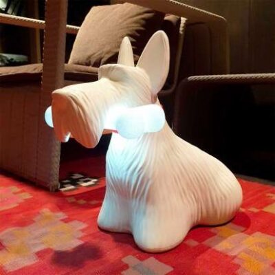 Qeeboo Scottie 'Dog' Lamp Light Available in 2 Colours