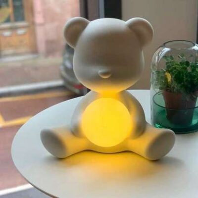 Qeeboo Teddy Girl Lamp Light with Rechargeable Led in 9 Colours