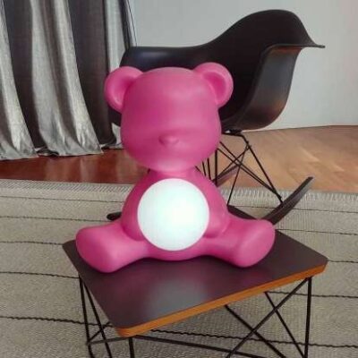 Qeeboo Teddy Girl Lamp Light with Rechargeable Led in 9 Colours