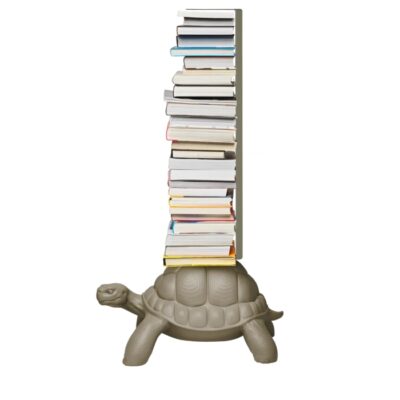 Qeeboo Turtle Carry Bookcase in White, Grey or Black