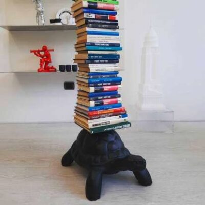 Qeeboo Turtle Carry Bookcase in White, Grey or Black