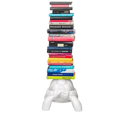 Qeeboo Turtle Carry Bookcase in White, Grey or Black