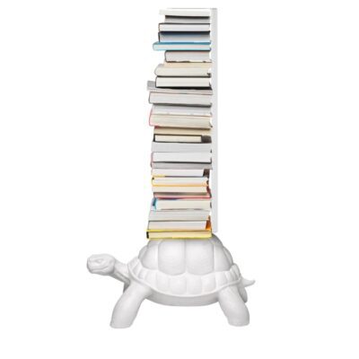 Qeeboo Turtle Carry Bookcase in White, Grey or Black