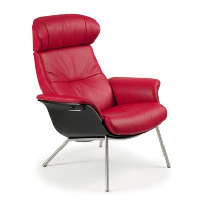 Conform Timeout Armchair Lounge Chair Swivel Base in Fabric or Leather-73244